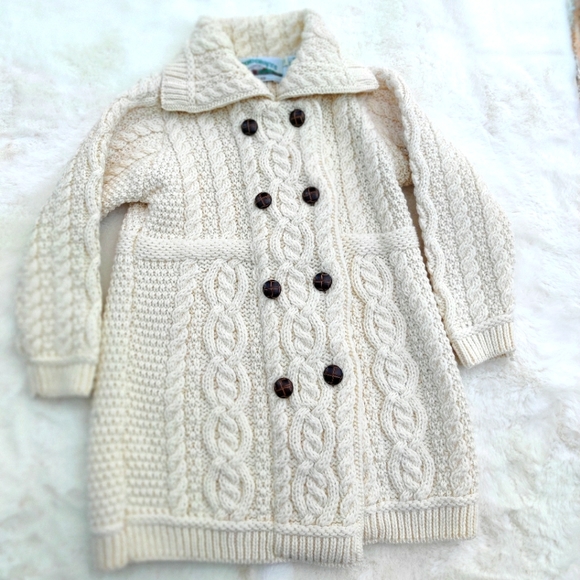 Toddler knitted wool cartigan size 4-5T